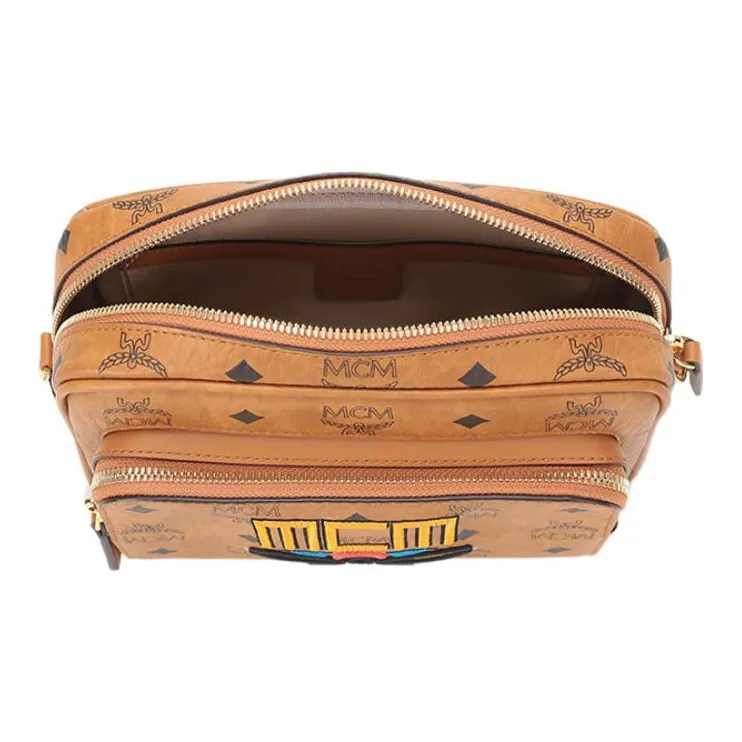 MCM Klassik Visetos Crossbody Bags-5