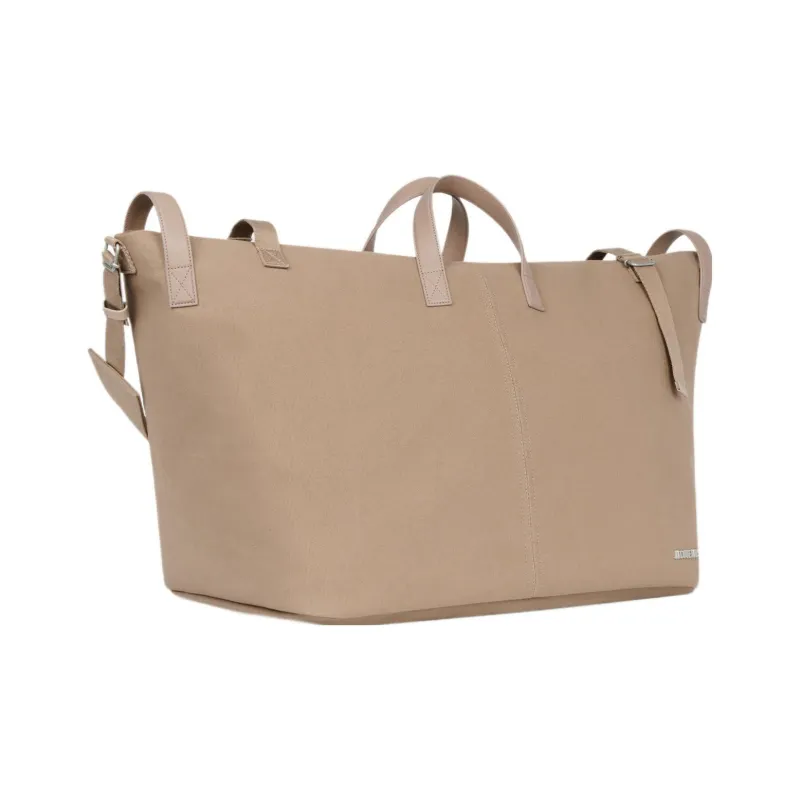 Jacquemus Cotton Canvas Tote Bag, Shopping Bag, Luggage Bag, Shoulder Bag, Crossbody Bag, Handbag Women's Dark Beige-1