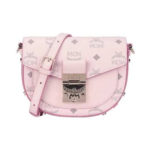 MCM Tracy Visetos Shoulder Bags