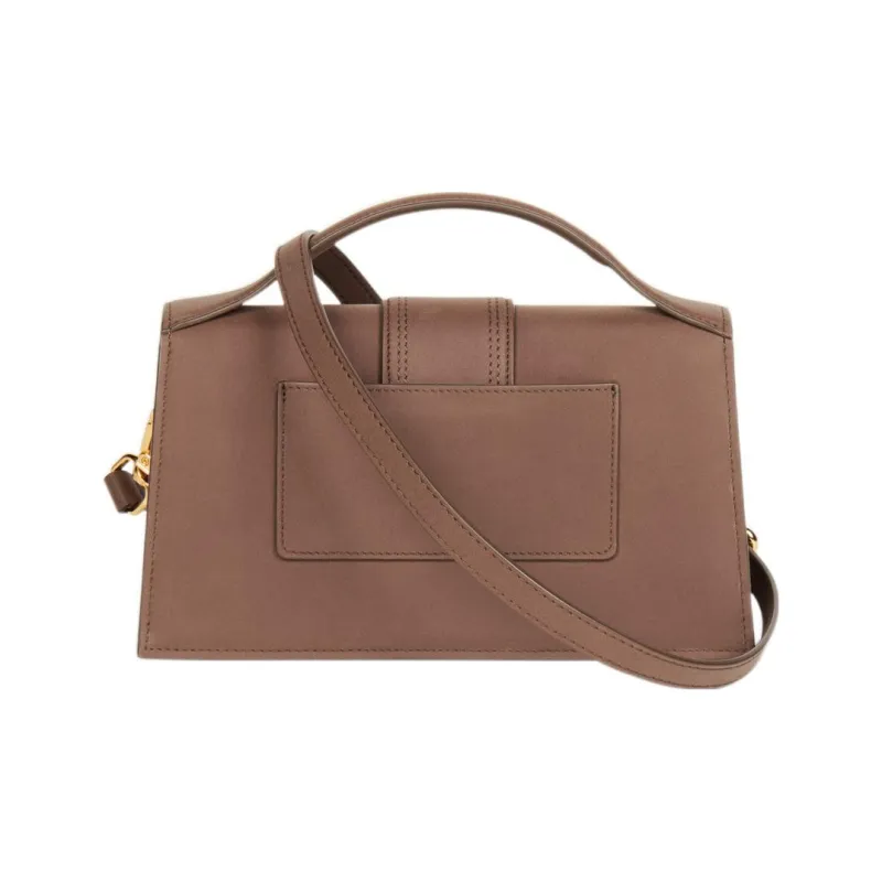 Jacquemus Cow Leather Handbag, Shoulder Bag, Crossbody Bag Women's Brown-1