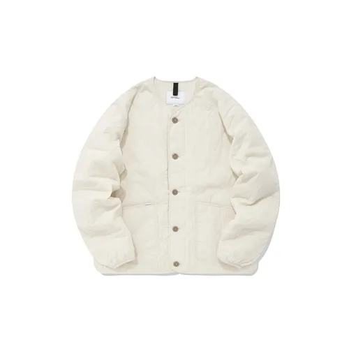 COVERNAT Puffer Jackets Unisex Ivory White