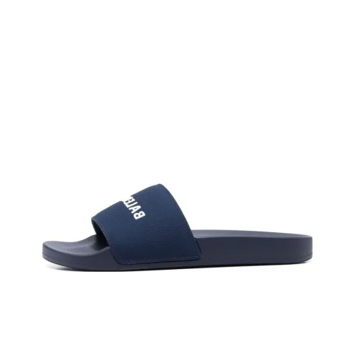 Balenciaga Pool Slide Navy