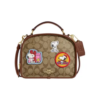 Snoopy X COACH Lunch Pail Handbags