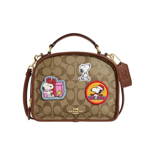 Snoopy X COACH Lunch Pail Crossbody Bags