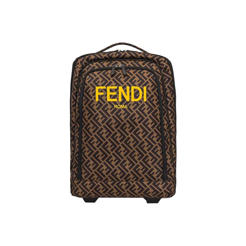 FENDI Nylon Backpack Kids' Brown-0
