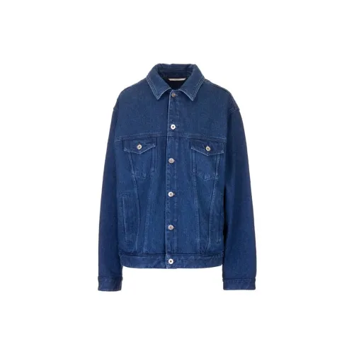 Valentino Denim Jackets Men Blue