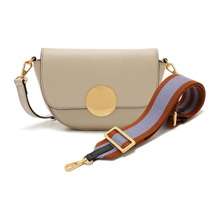 ORYANY Cow Leather Shoulder Bag Crossbody Bag Medium Size Women's Black/cream White/coffee Brown/dark Green-0