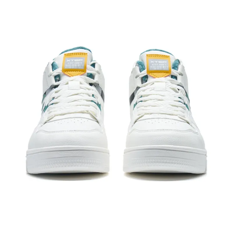 XTEP Abrasion Resistant Slip Resistant High Top Casual Shoes Men's-3