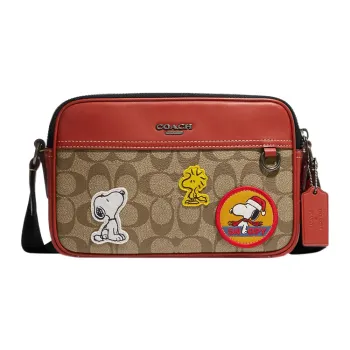 Snoopy X Peanuts X COACH Graham Shoulder Bags