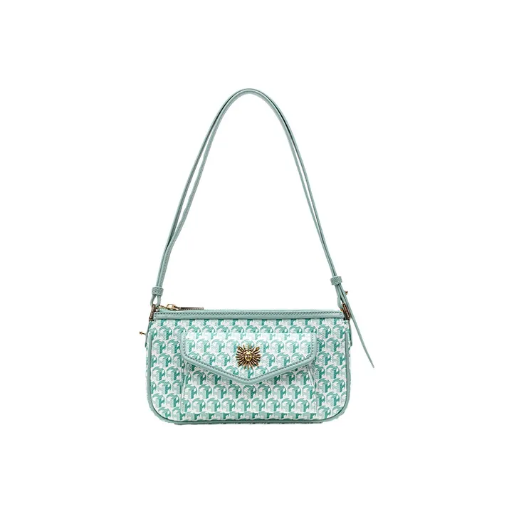 VANESSA HOGAN Pvc Mahjong Bag Shoulder Bag Crossbody Bag Women's Green-0