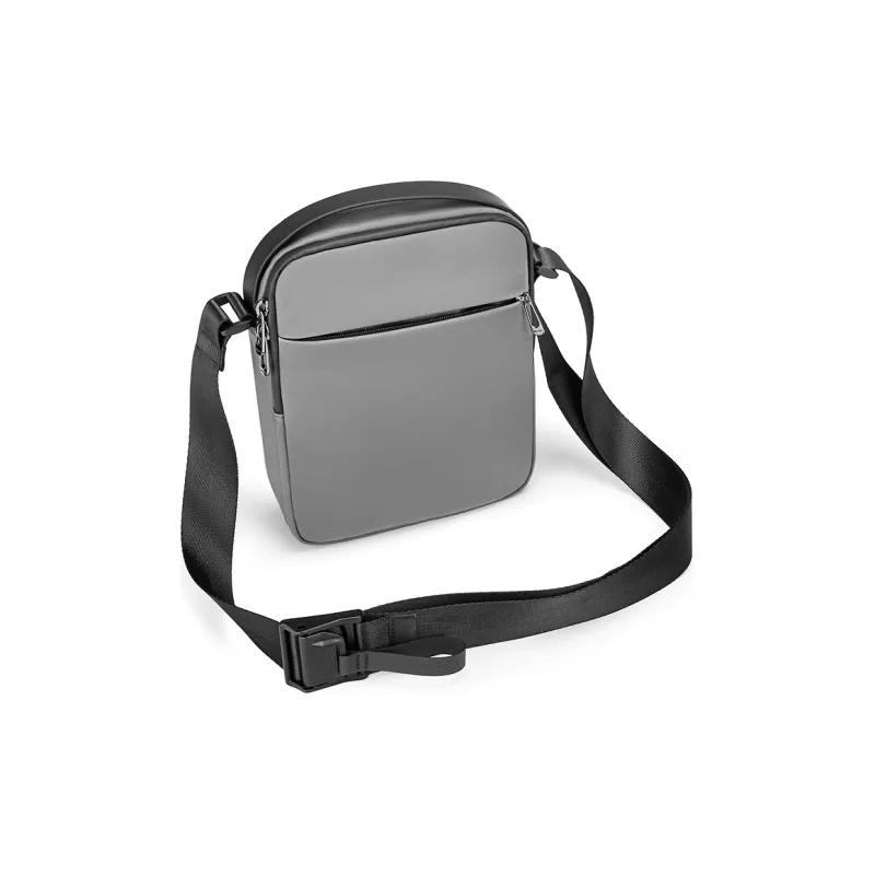 BANGE Oxford Cell Phone Pouch Shoulder Bag Crossbody Bag Medium Size Men's Black-10
