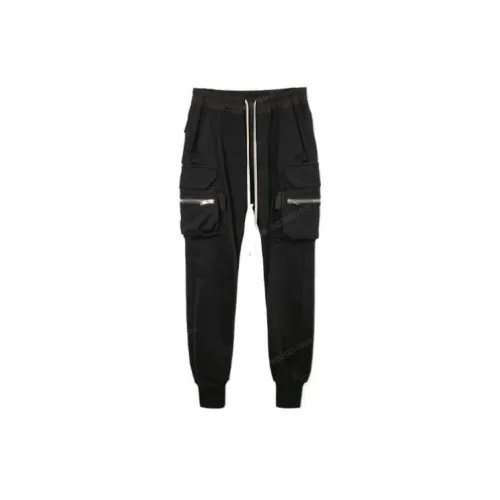 RICK OWENS Cargo Pants Men Plum/PLUM