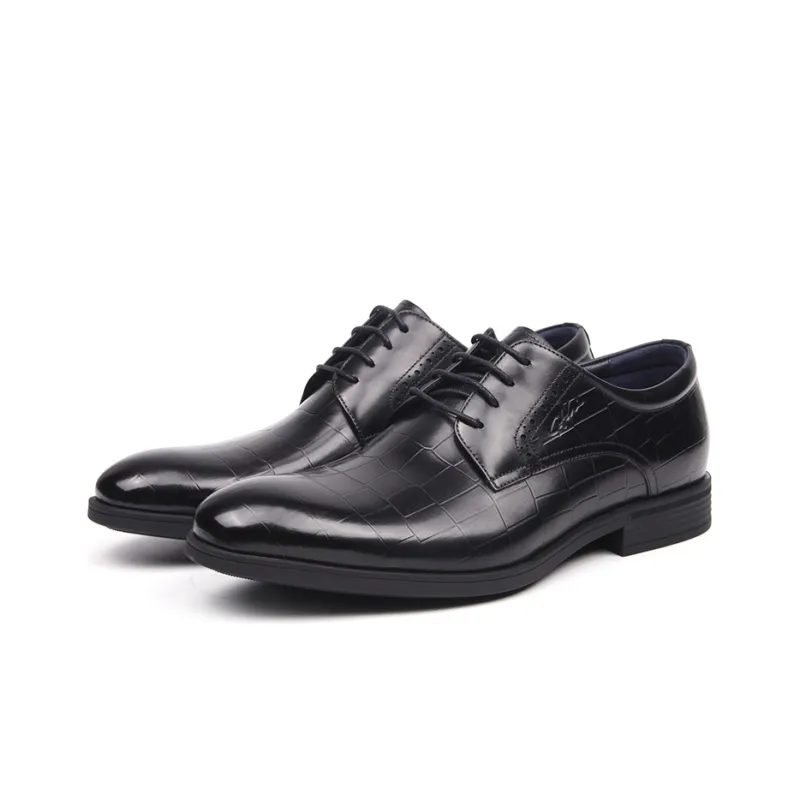 Satchi Dress Shoes Men Low Top Black-2