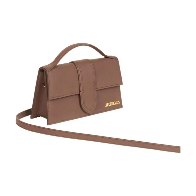 Jacquemus Cow Leather Handbag, Shoulder Bag, Crossbody Bag Women's Brown-2
