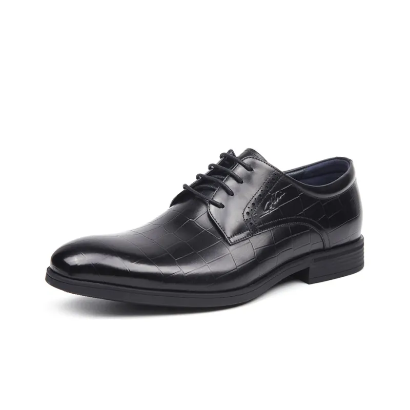 Satchi Dress Shoes Men Low Top Black-1