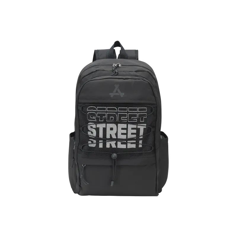 KONADCT Nylon Computer Backpack Tubas Unisex Black-0