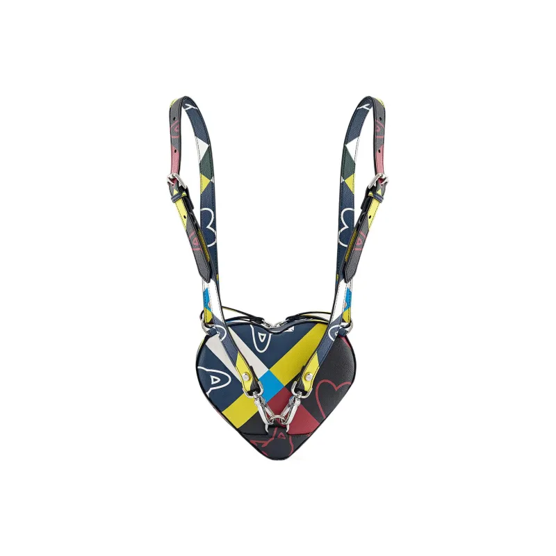 Vivienne Westwood Recycled Polyester Cotton Blend, Polyurethane Backpack Mini Women's Multicolor-2