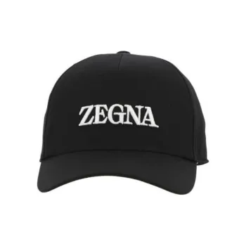 Ermenegildo Zegna Baseball Caps Men Black