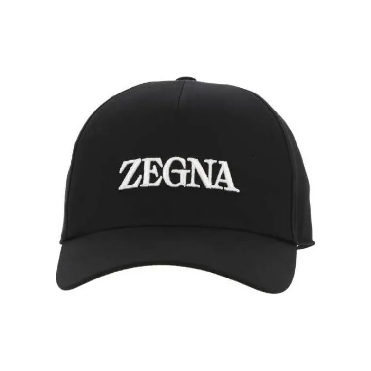 Ermenegildo Zegna Baseball Caps Men Black-0