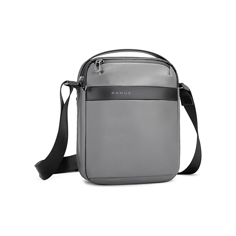 BANGE Oxford Cell Phone Pouch Shoulder Bag Crossbody Bag Medium Size Men's Black-7