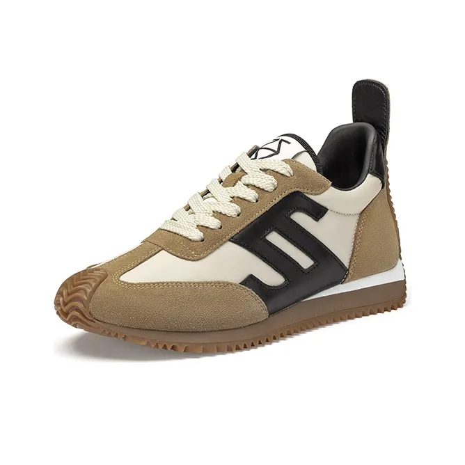 ZSAZSAZSU Casual Shoes Women's Low-Top Khaki-1