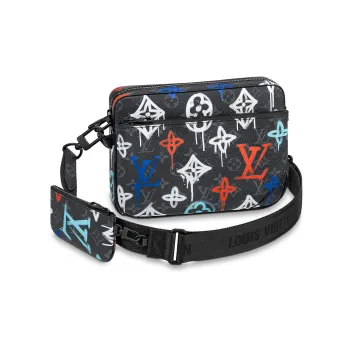 LOUIS VUITTON Trio Messenger Lv Graffiti Multicolor