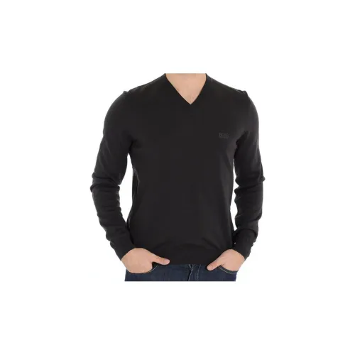 HUGO BOSS Sweaters Men Black