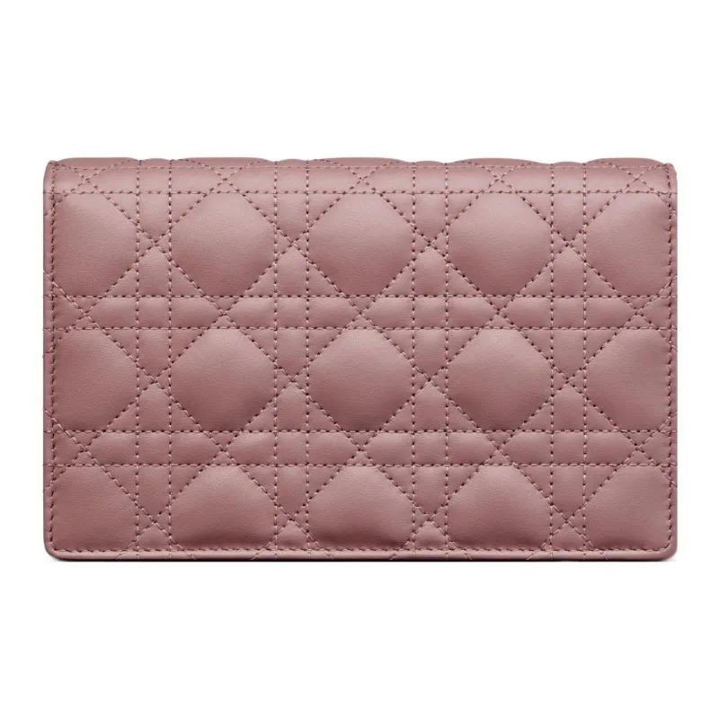 DIOR Lady Dior Sheepskin Lady Dior Bag, Handheld Shoulder Bag, Crossbody Bag Women's Peony Pink-1