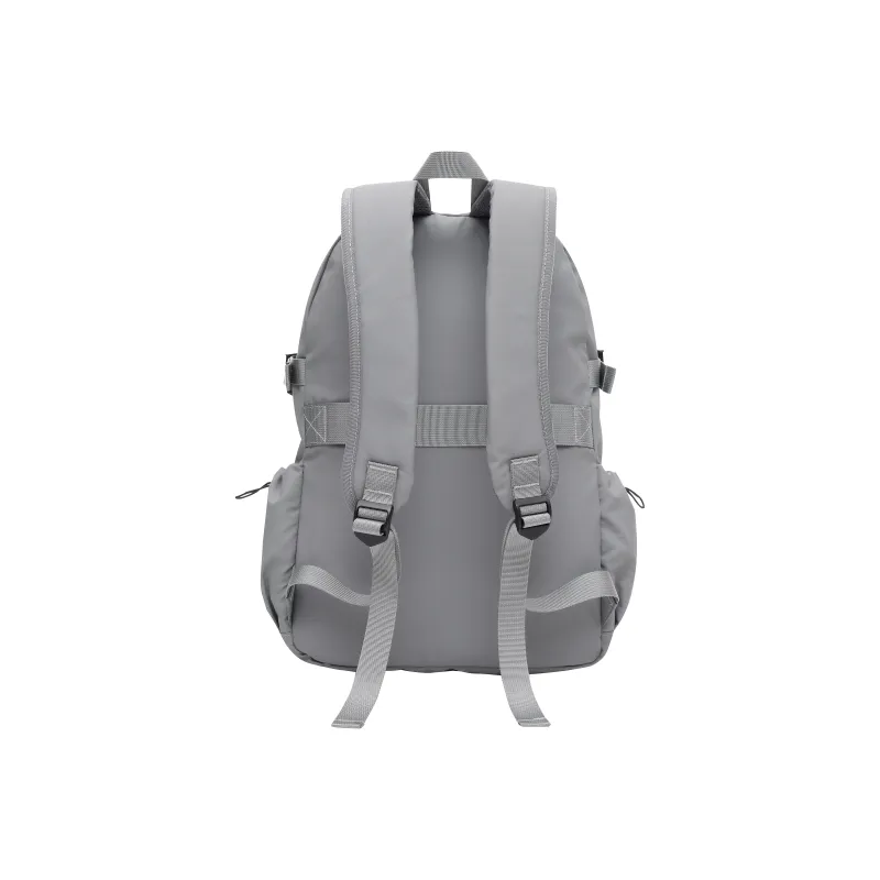 KONADCT Oxford/PU Backpack Large Size Unisex Black/Gray/White/Purple/Monogram/Coffee-9