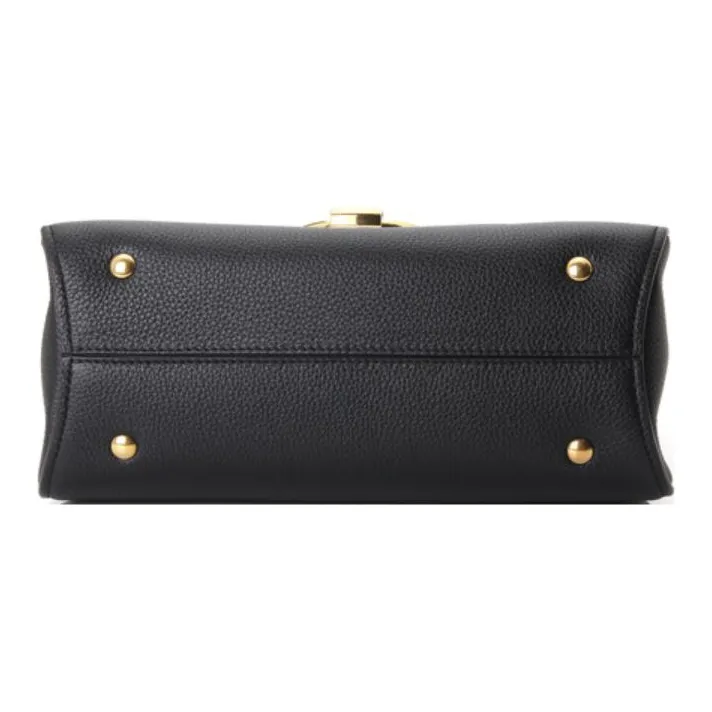 FERRAGAMO Cow Leather One Shoulder Handbag Regular Women's Black-3