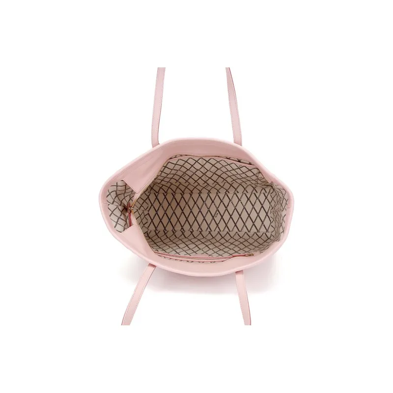 MCM Toni E/W Shopper Tote Medium Visetos Powder Pink-4