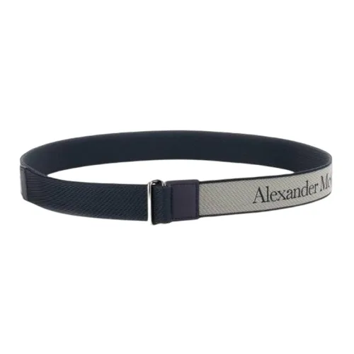 Alexander McQueen Other Belts Men Blue/Gray