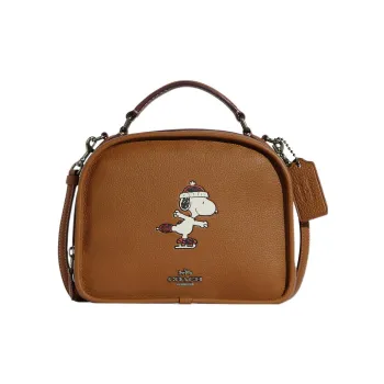 Peanuts X Snoopy X COACH Lunch Pail Handbags