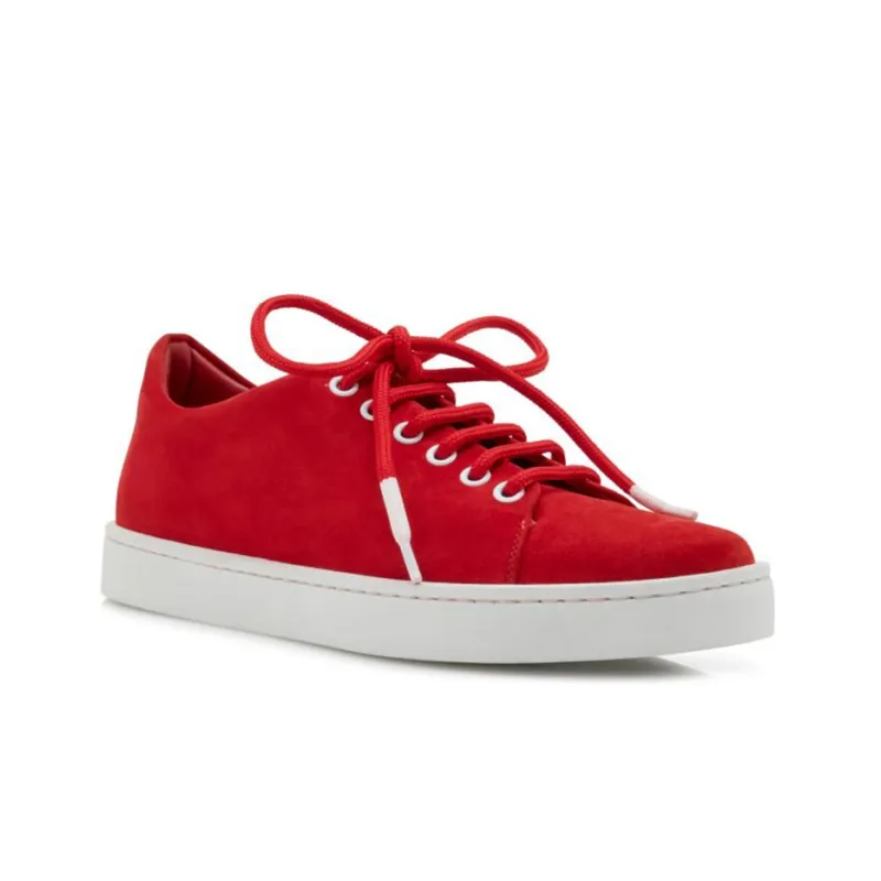 MANOLO BLAHNIK Stylish Skateboarding Shoes Women's Bright Red-1