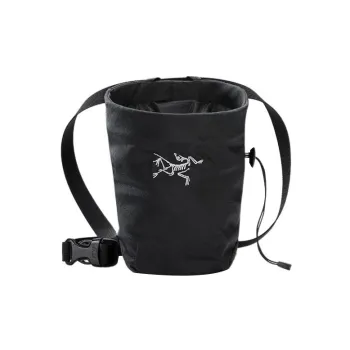 Arcteryx Nylon Chalk Bag Pink Pencil Bag Shoulder Bag Crossbody Bag Small Size Unisex Black