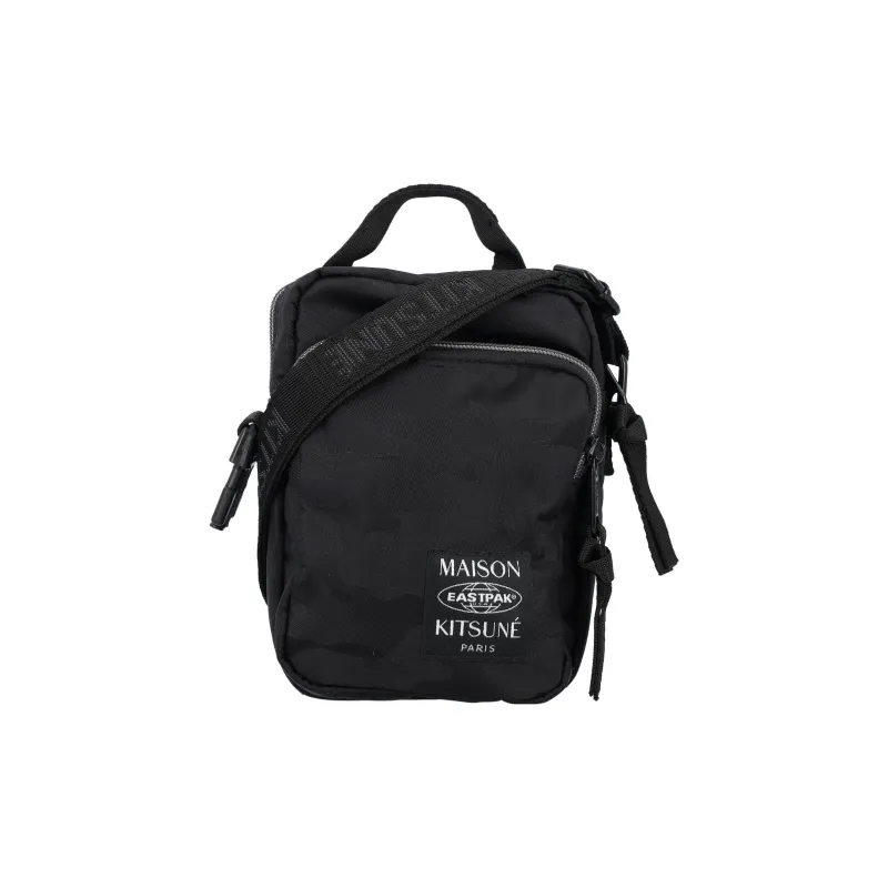 EASTPAK MAISON KITSUNE Collaboration Nylon Portable Crossbody Bag Shoulder Bag Regular Men's Black-0