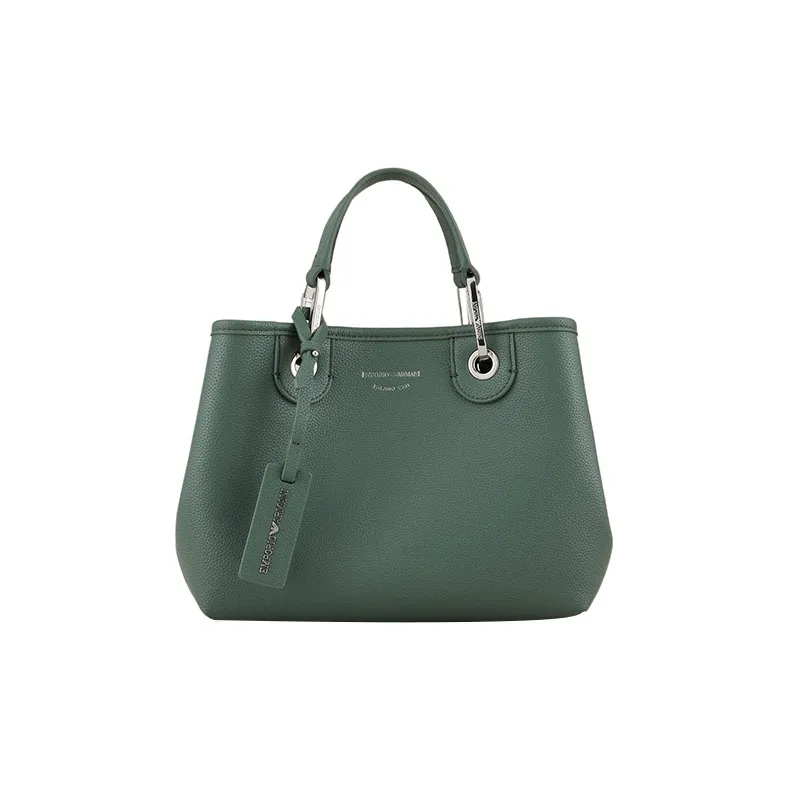 GIORGIO ARMANI Polyurethane Shoulder Bag Crossbody Bag Handbag Small Size Women's Green-0