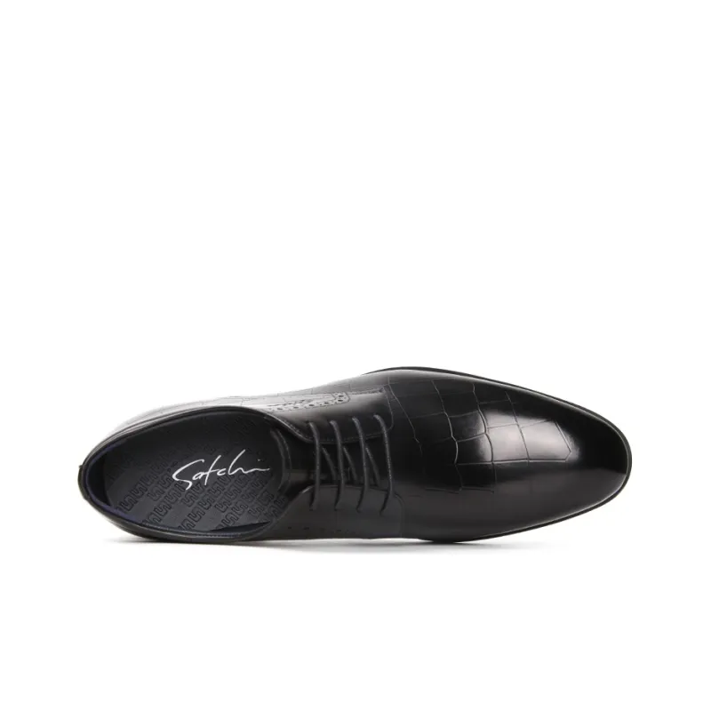 Satchi Dress Shoes Men Low Top Black-3