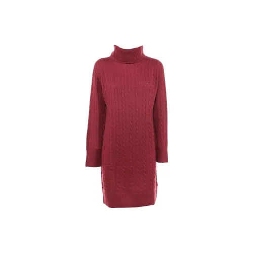 Tommy Hilfiger Long-Sleeved Dresses Women's Red