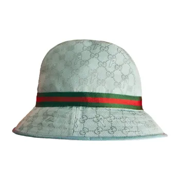 GUCCI X Palace GG P Canvas Fedora With Web And Logo Detail
