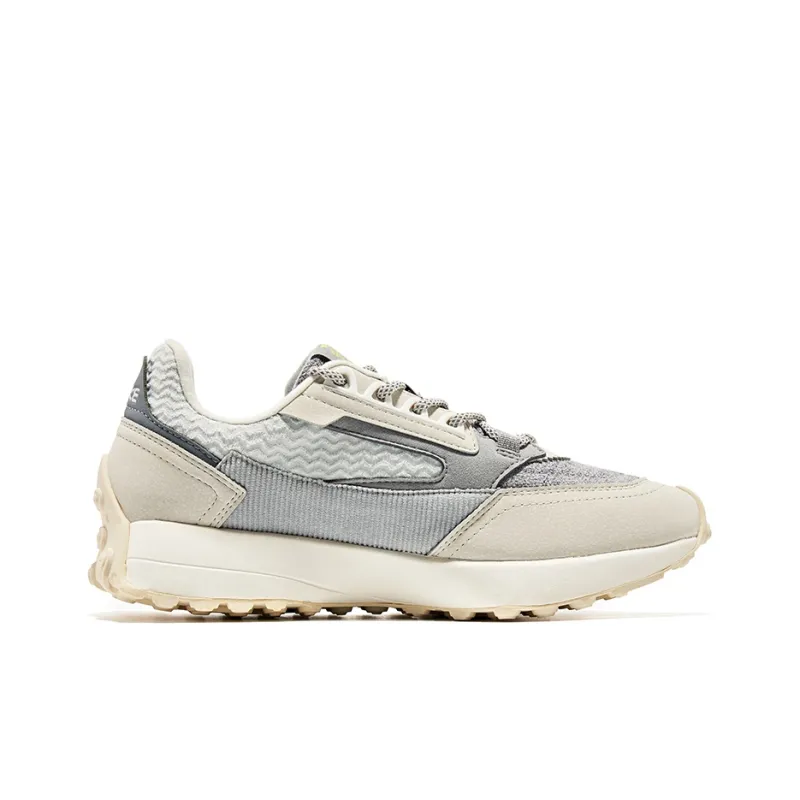 Erke Comfortable Patchwork Wear-Resistant Low-Top Casual Shoes Men's Gray-1