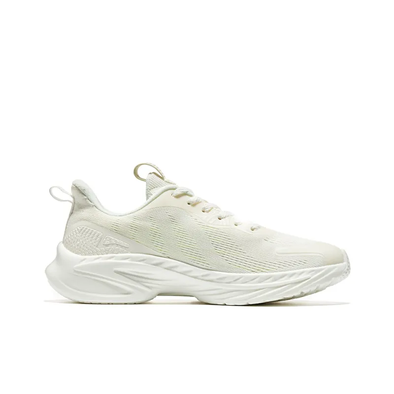 Erke Shock Absorbers Slip Resistant, Abrasion Resistant, Breathable Low Top Running Shoes Men's Microcrystal White-1