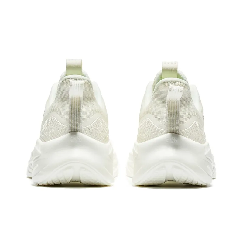 Erke Shock Absorbers Slip Resistant, Abrasion Resistant, Breathable Low Top Running Shoes Men's Microcrystal White-3