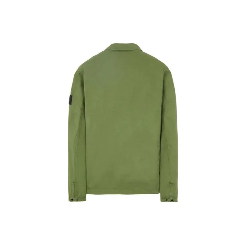 STONE ISLAND Jackets Men Olive Green-1