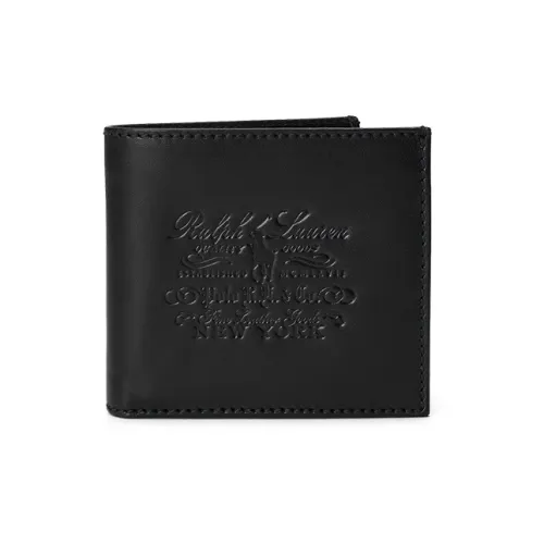 Polo Ralph Lauren Leather Wallet Men's Black