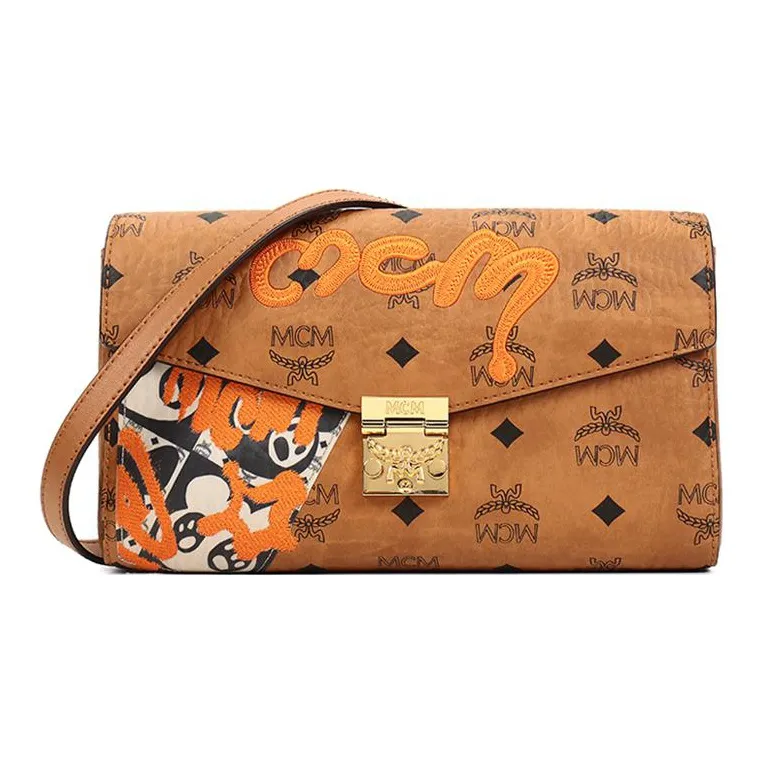 MCM Millie Visetos Shoulder Bags-0