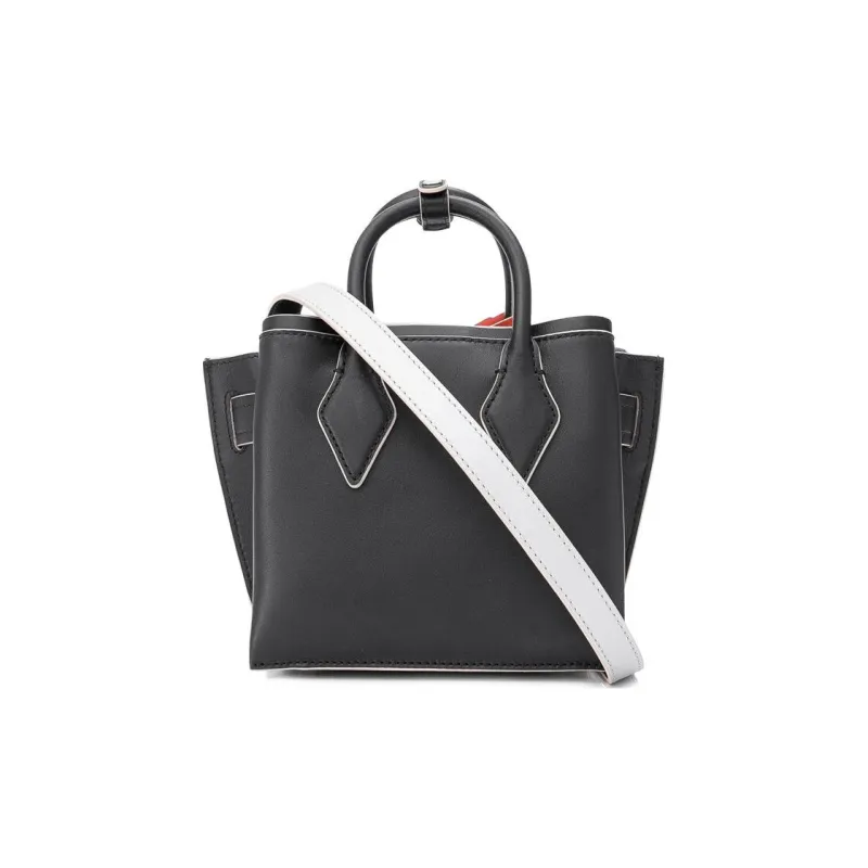 MCM Cow Leather Handbag Mini Women's Black-1