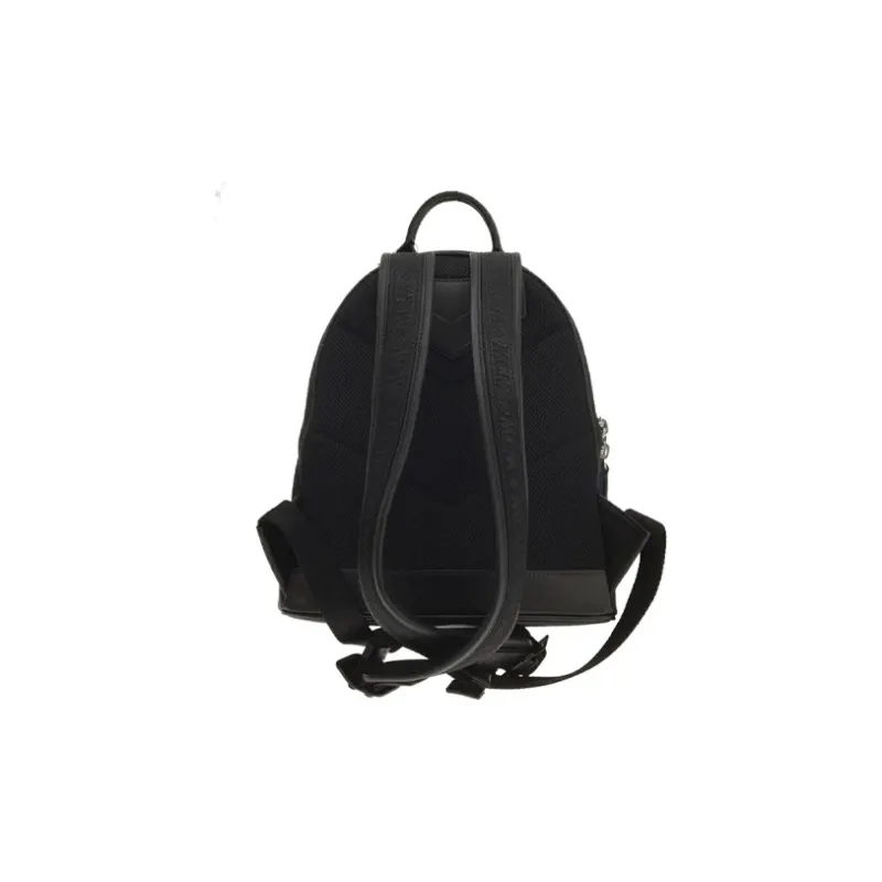 MCM Nylon Fabric Backpack Women's Black-2