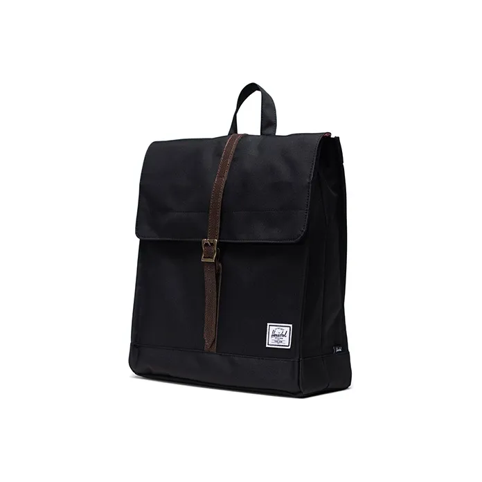 Herschel Polyester Backpack Medium Size Unisex Black-1