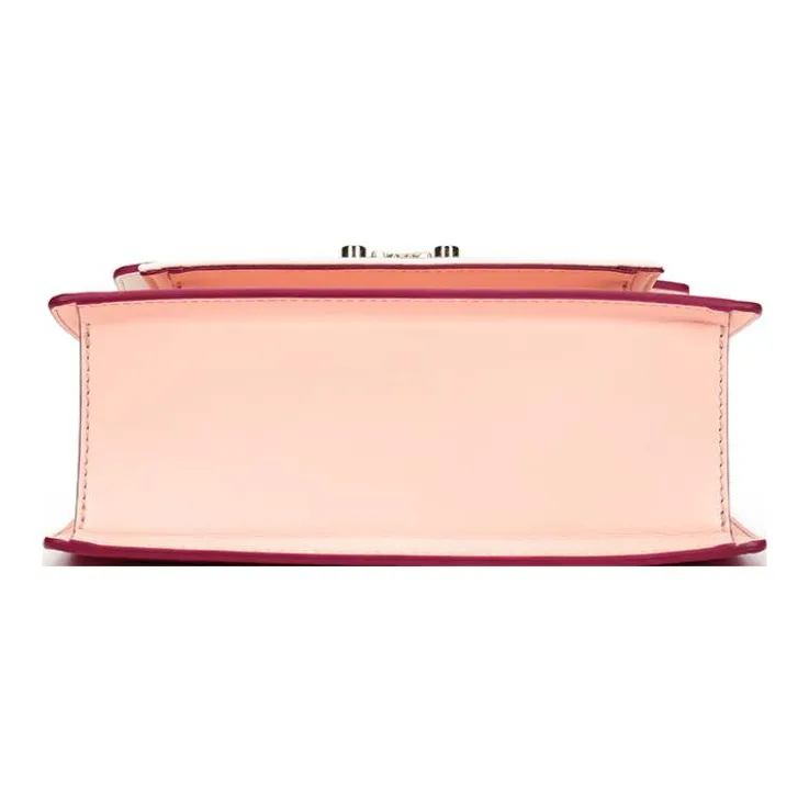 MCM Patricia Visetos Artificial Leather, Cow Leather One Shoulder Handbag, Crossbody Bag Small Size Women's Pink-4